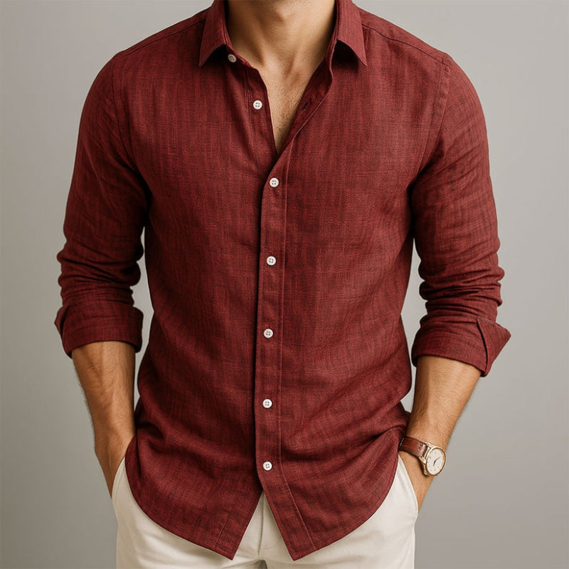 Men's Oxford Designer Shirt | Long Sleeve