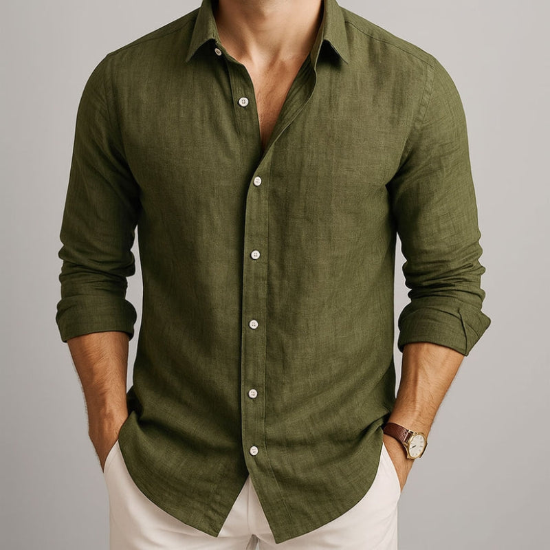 Men's Oxford Designer Shirt | Long Sleeve