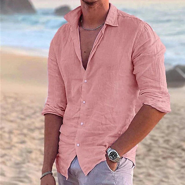 Men's Long Sleeve Shirt | Buttoned