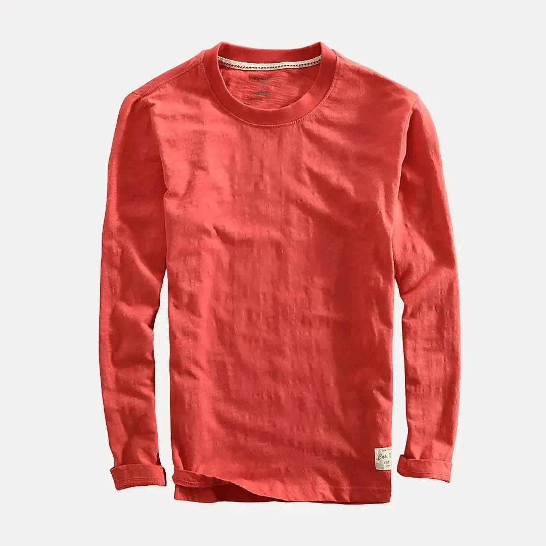 Men's Crew Neck T-Shirt | Long Sleeve