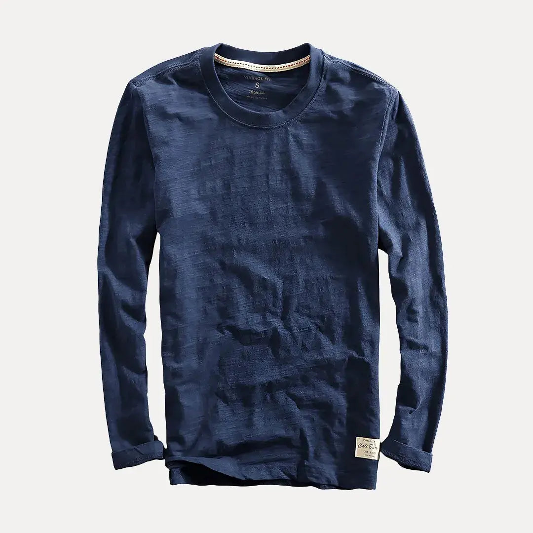 Men's Crew Neck T-Shirt | Long Sleeve
