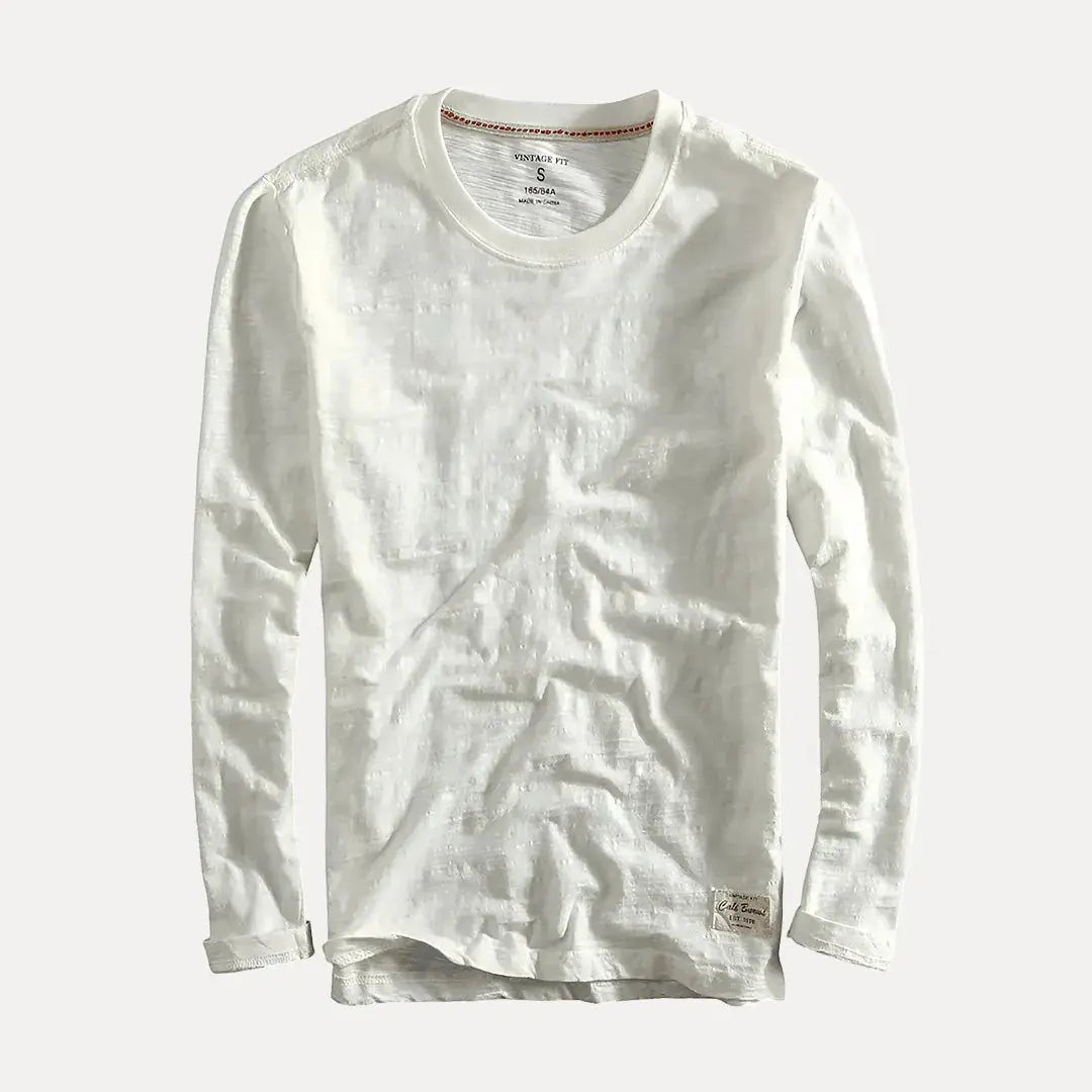 Men's Crew Neck T-Shirt | Long Sleeve