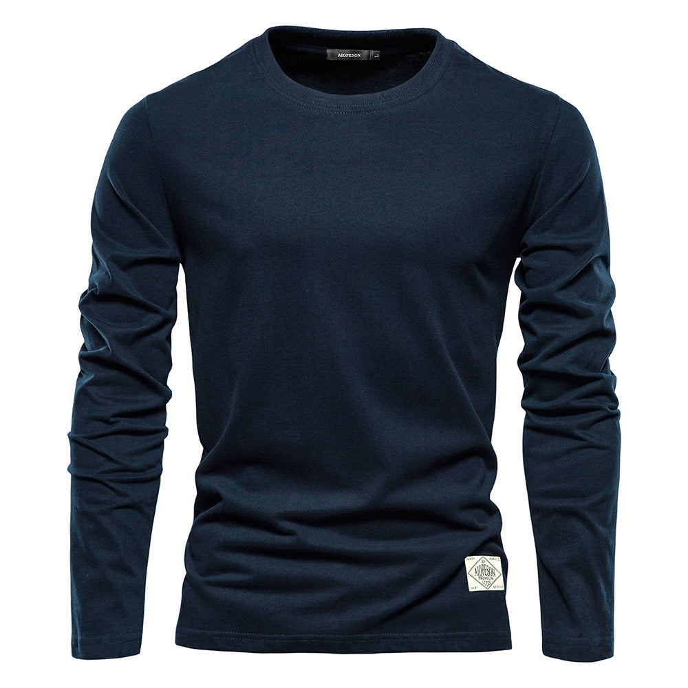 Men's Crew Neck T- T-Shirt | Long Sleeve