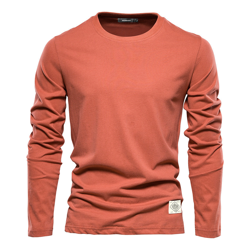 Men's Crew Neck T- T-Shirt | Long Sleeve