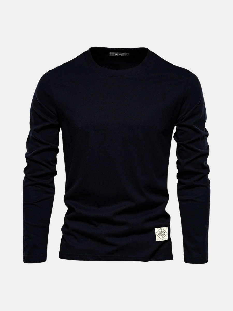 Men's Crew Neck T- T-Shirt | Long Sleeve