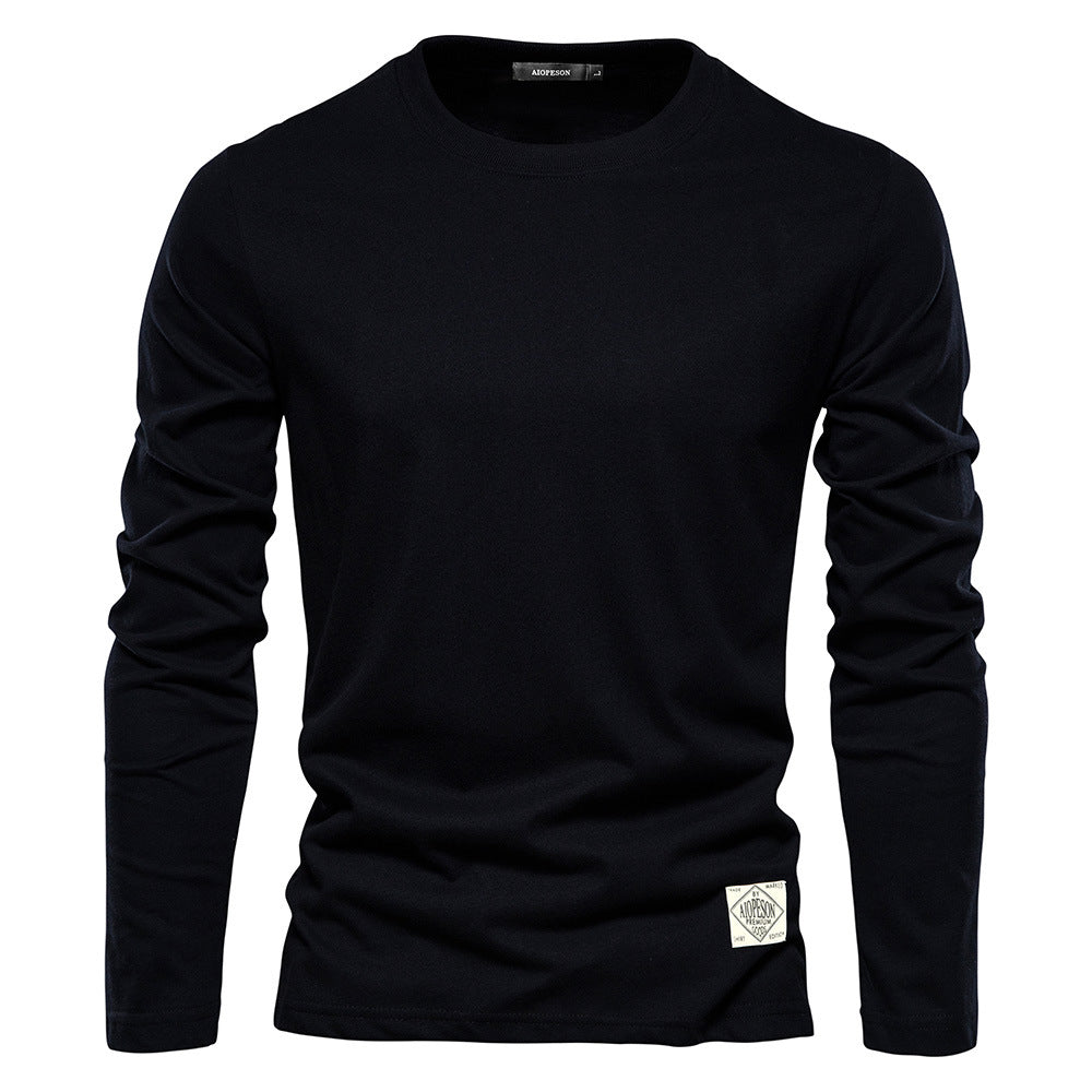 Men's Crew Neck T- T-Shirt | Long Sleeve