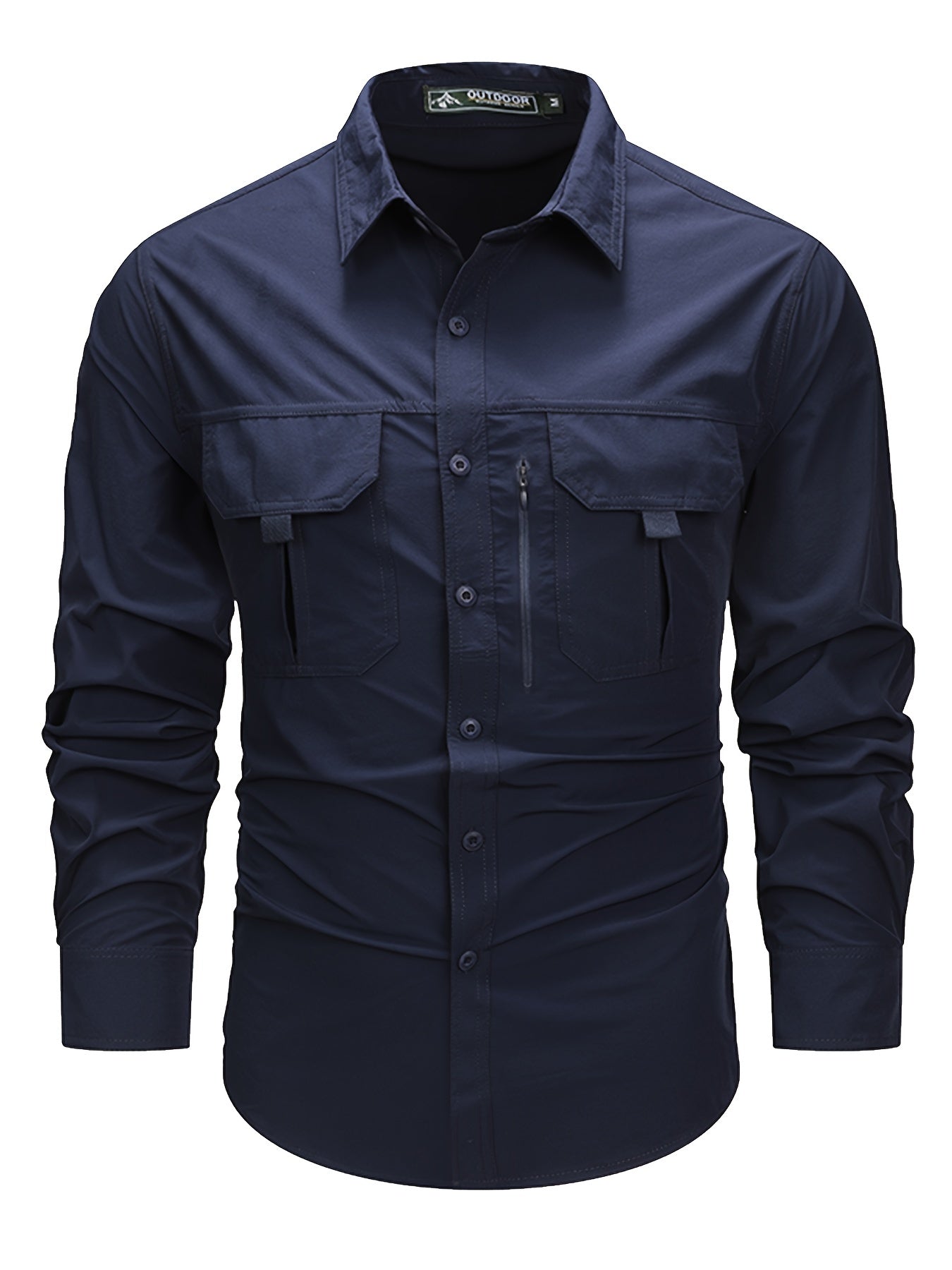 Men's Tactical Cargo Shirt | Long Sleeve