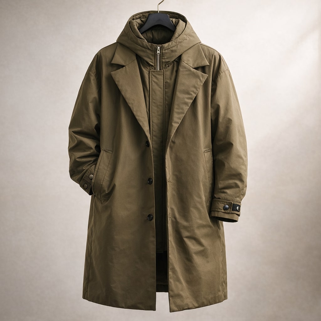 Men's Weatherproof Coat | Notch Lapel