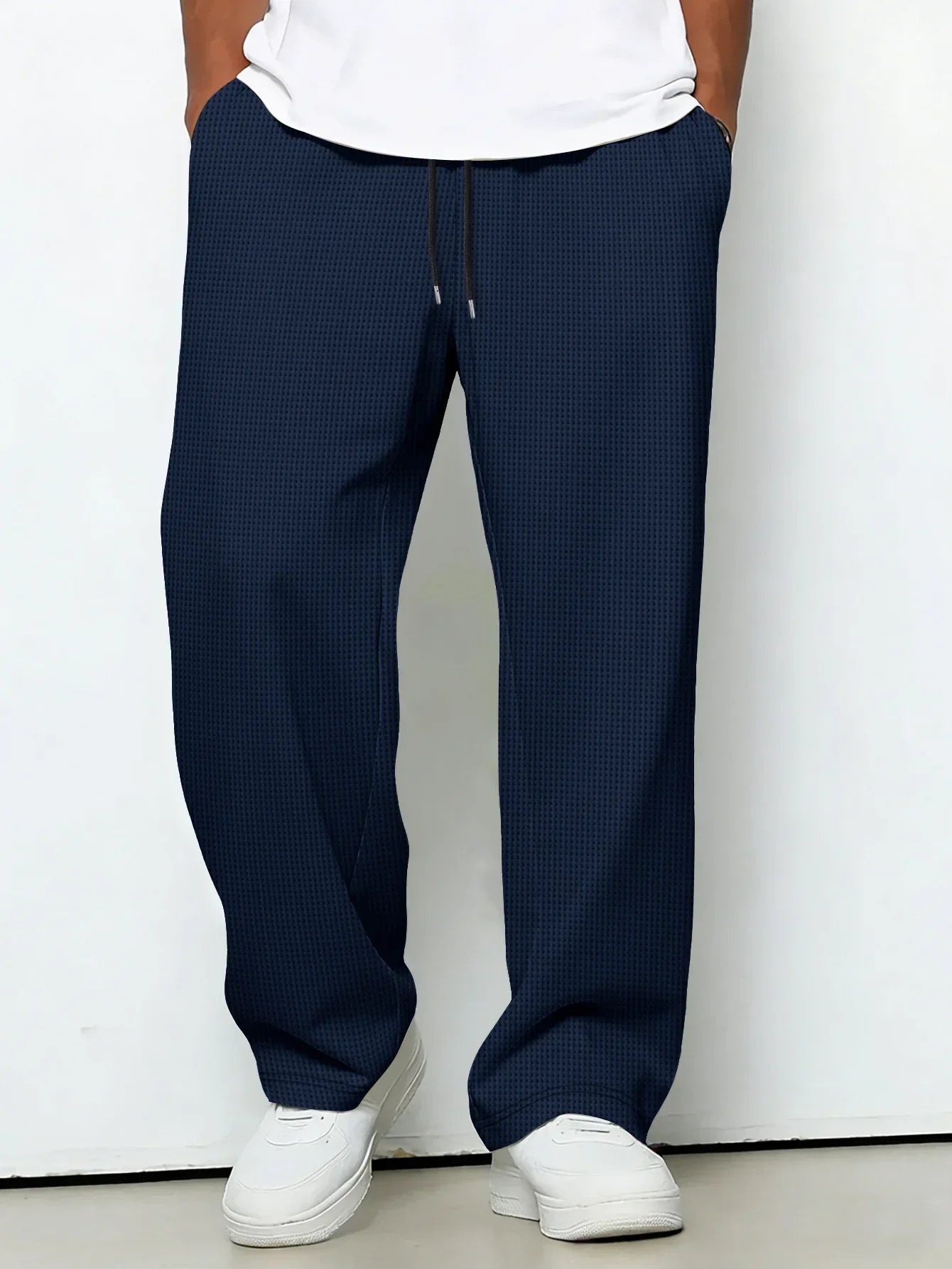 Men's Drawstring Trousers | Wide Leg