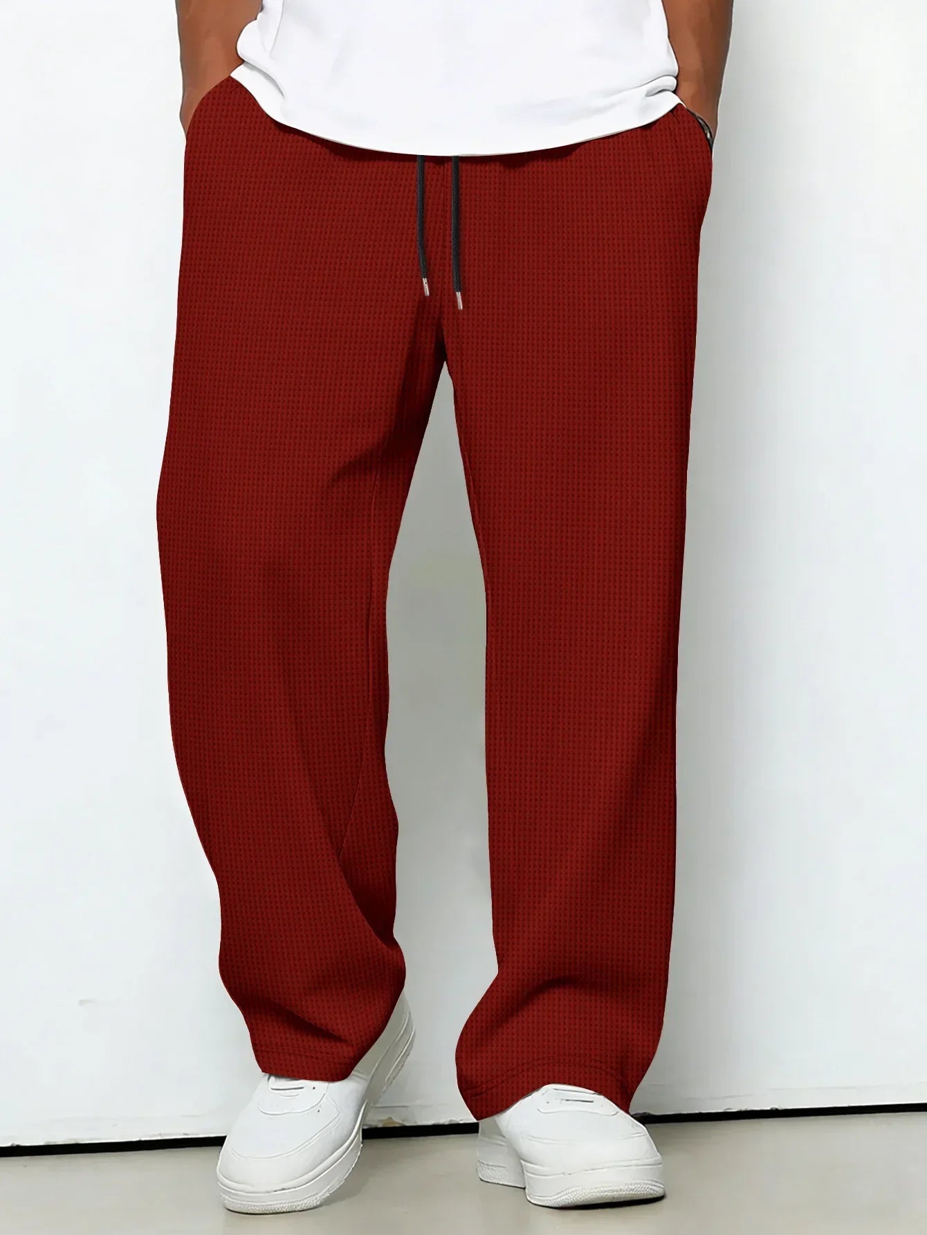 Men's Drawstring Trousers | Wide Leg