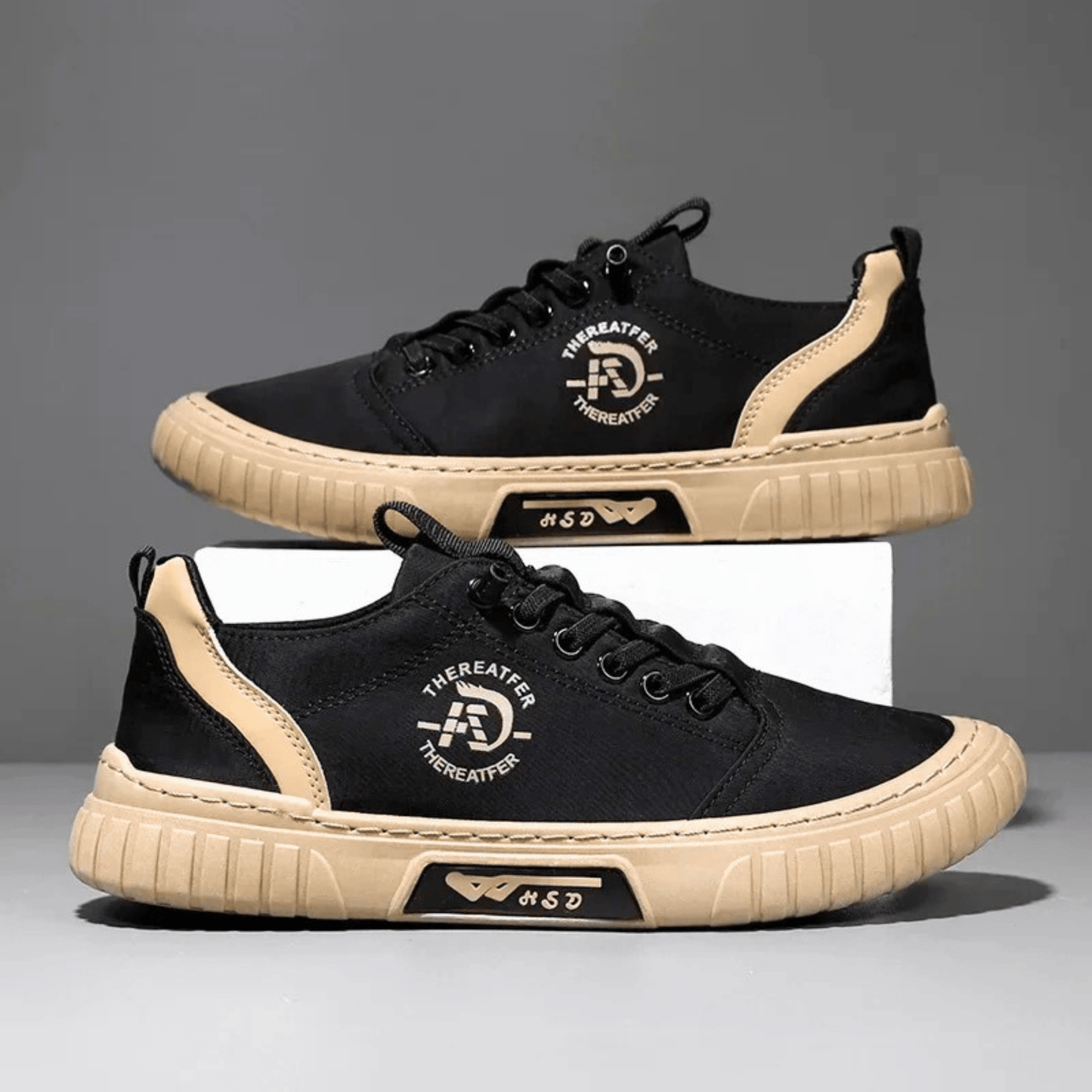 Men's Lace Up Sports Trainers | Gum Sole