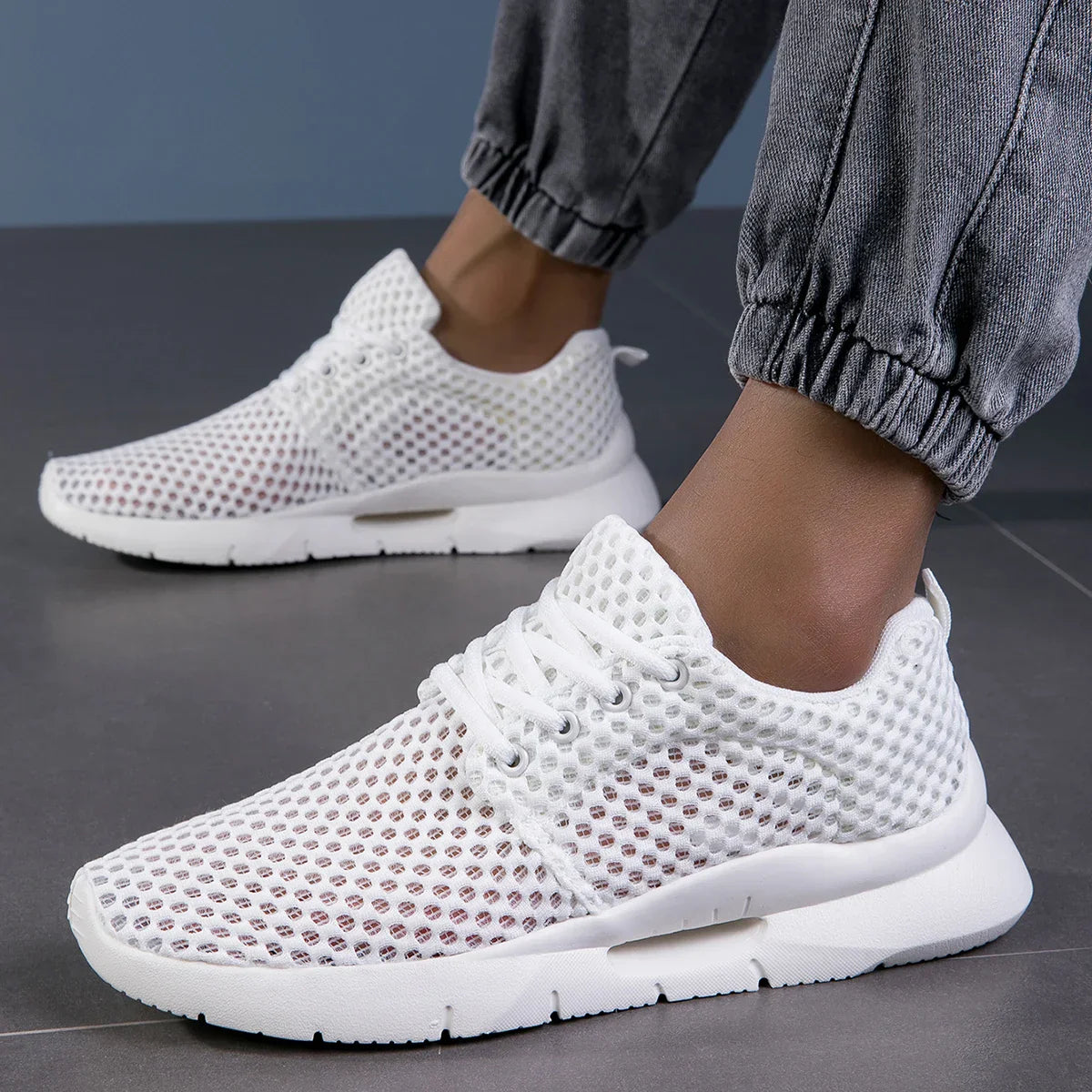 Men's Mesh Trainers | Lace Up