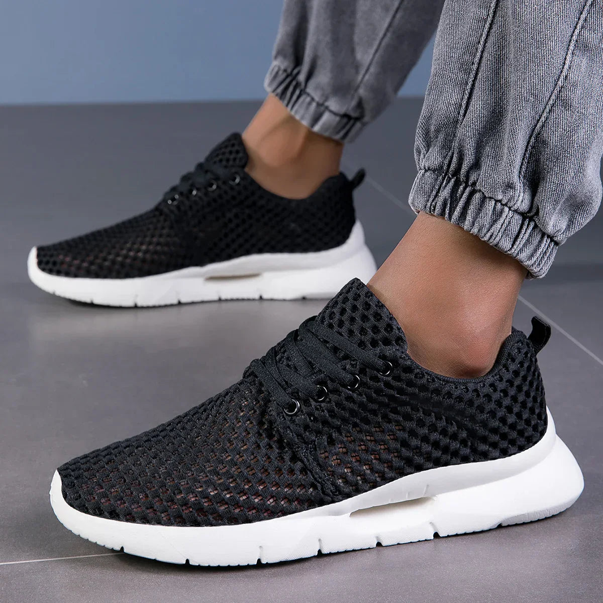 Men's Mesh Trainers | Lace Up