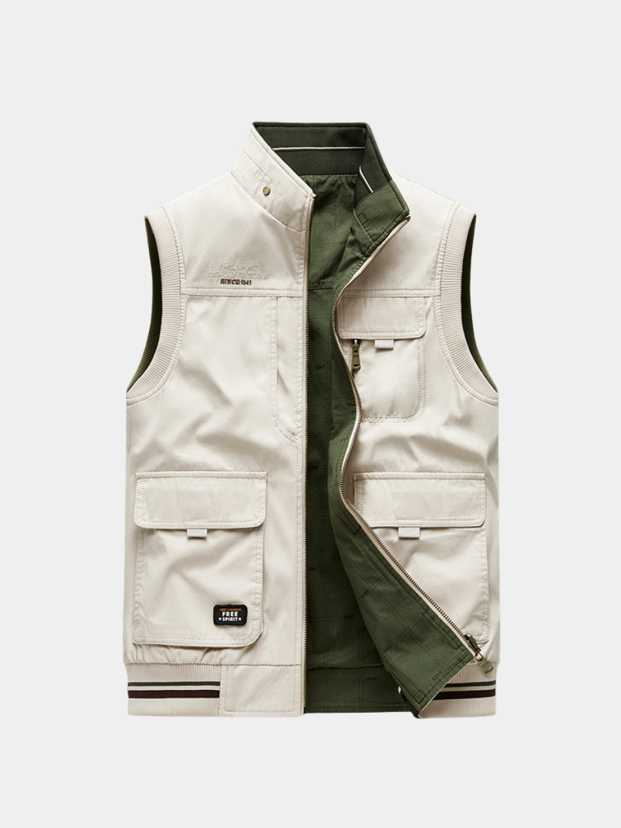 Men's Waterproof Gilet | Stand Collar