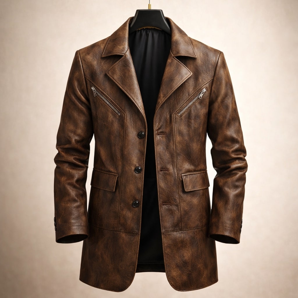 Men's Longline Jacket | Button Up