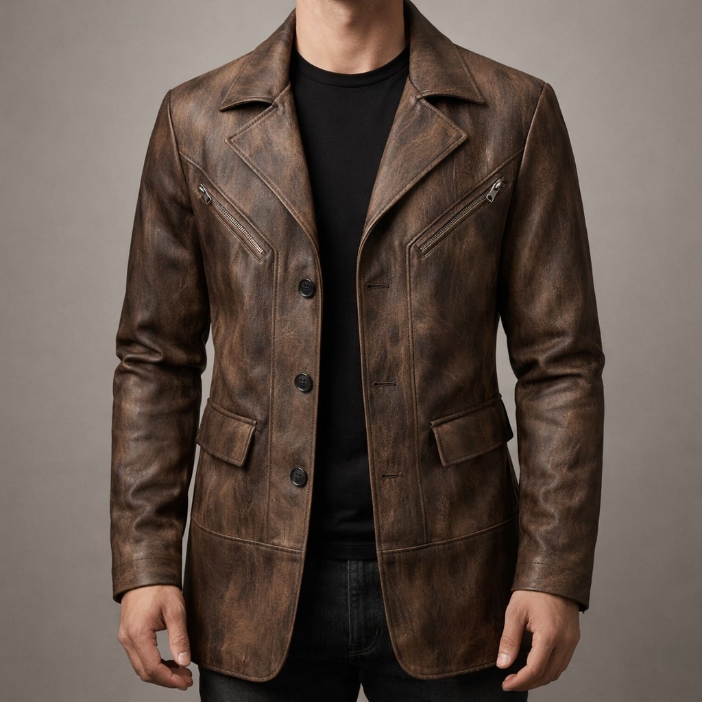 Men's Longline Jacket | Button Up