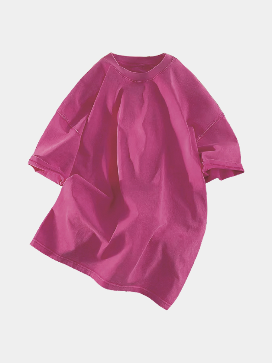 Men's Oversized Crew Neck T- T-Shirt | Short Sleeve