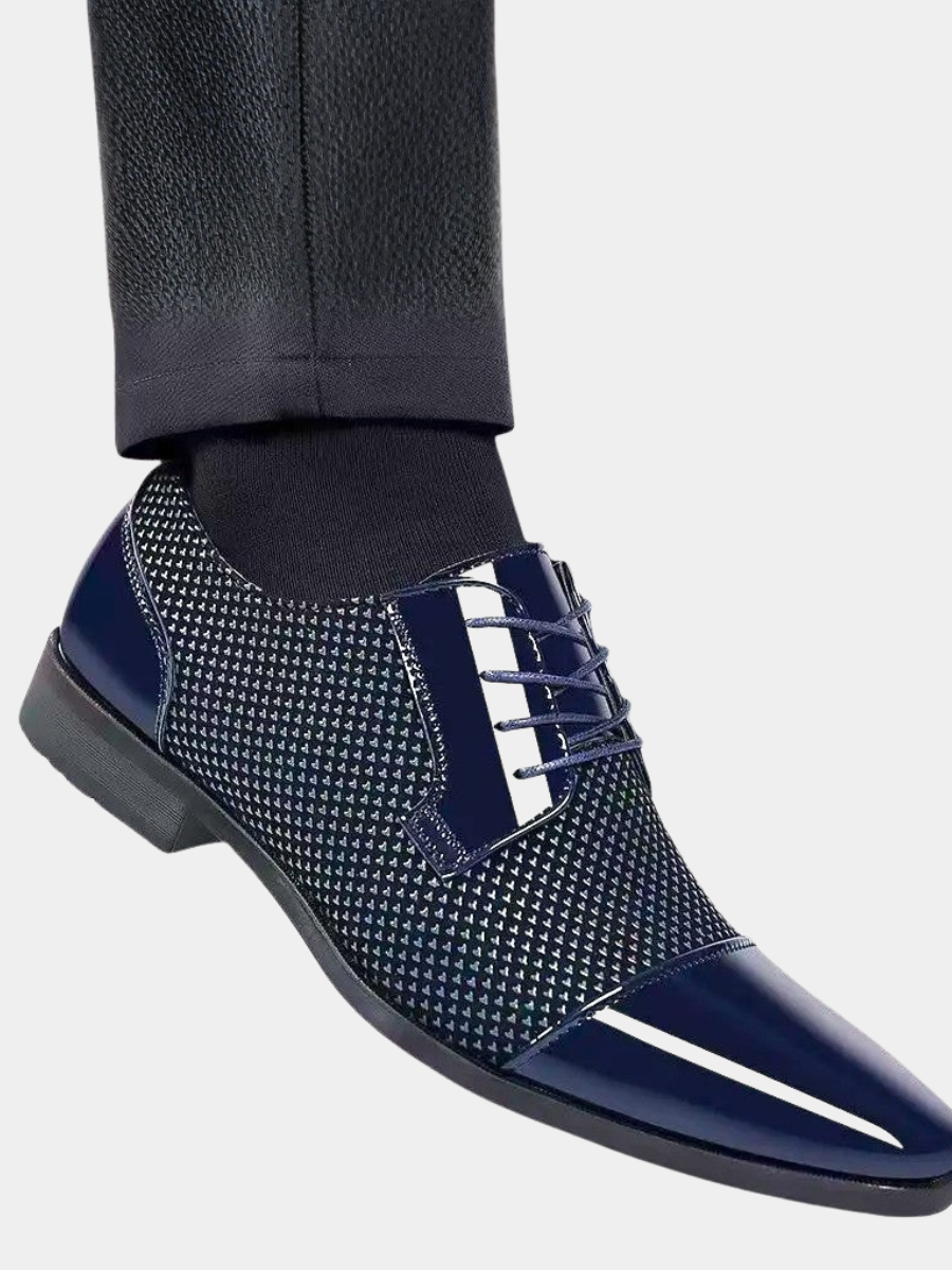 Men's Pointed Toe Derby Shoes | Lace Up
