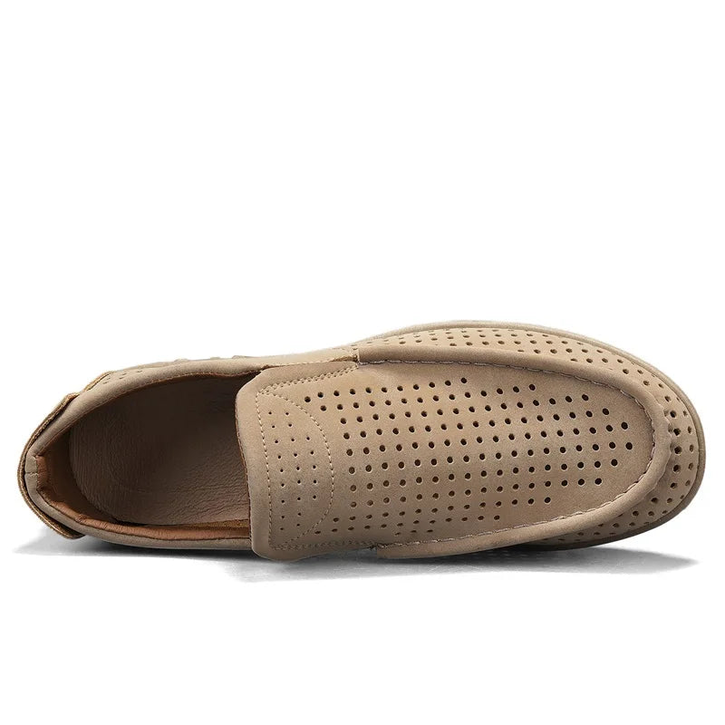 Men's Perforated Loafers | Slip On