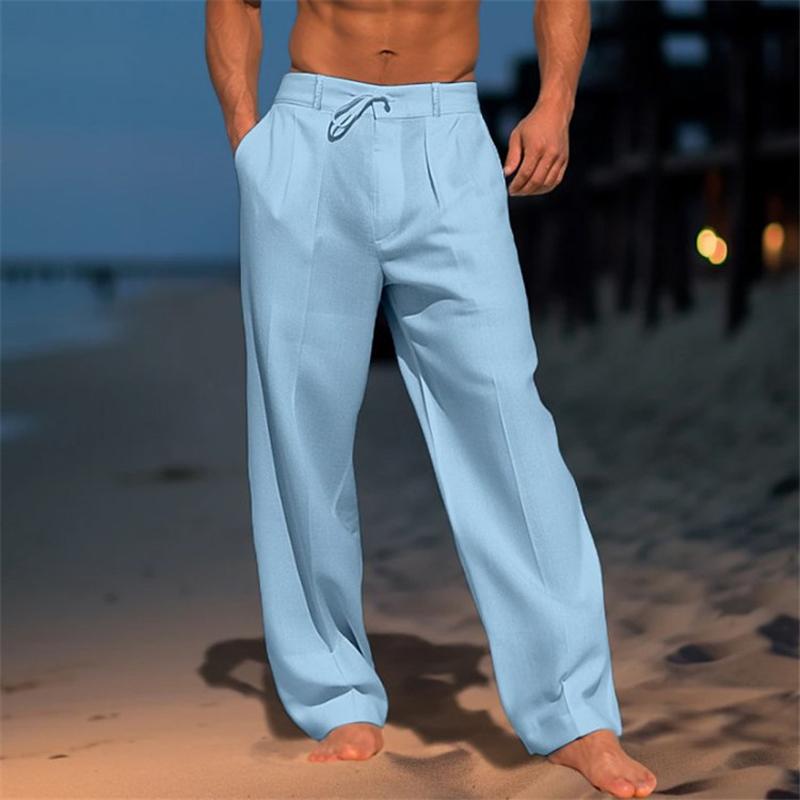 Men's Pleated Trousers | Wide Leg