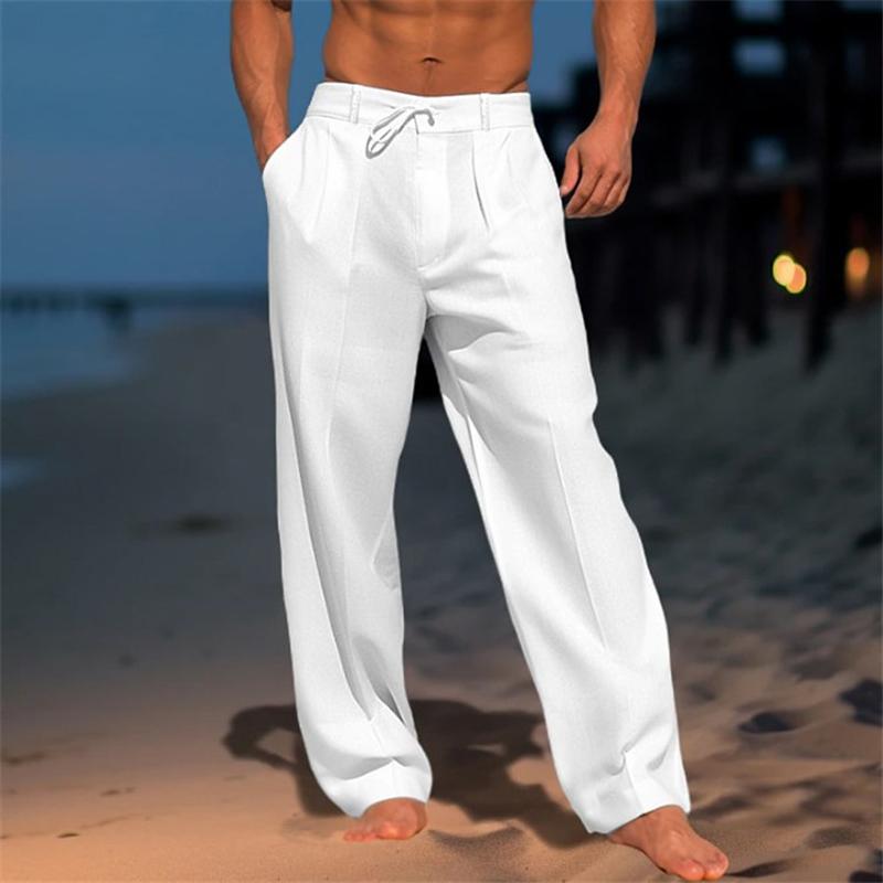 Men's Pleated Trousers | Wide Leg