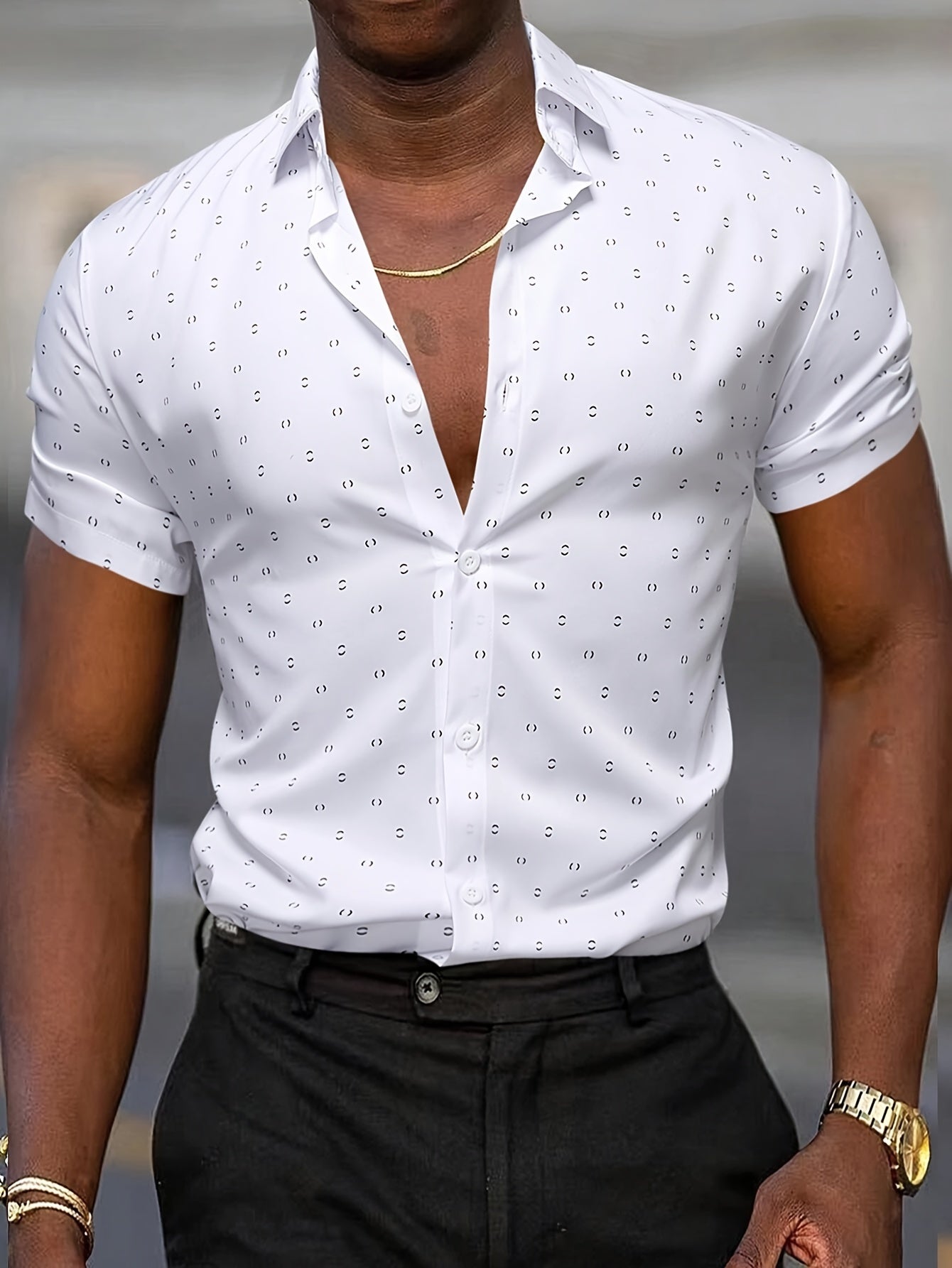 Men's Printed Shirt | Short Sleeve