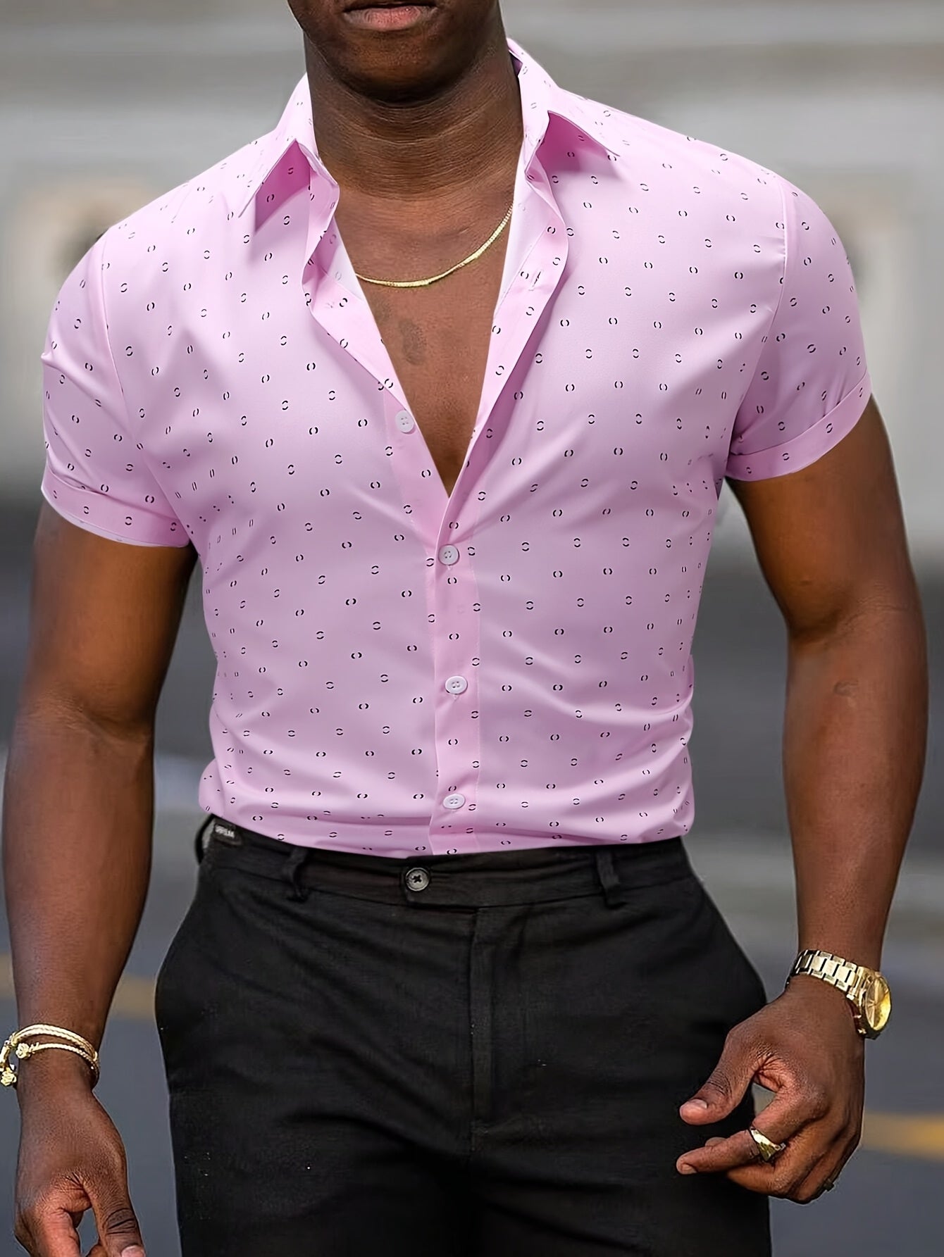 Men's Printed Shirt | Short Sleeve