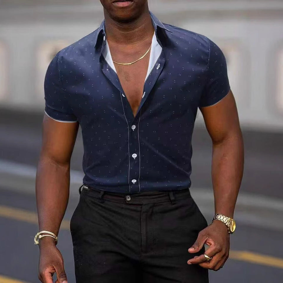 Men's Printed Shirt | Short Sleeve