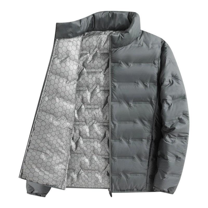 Men's Padded Puffer Jacket | Funnel Neck