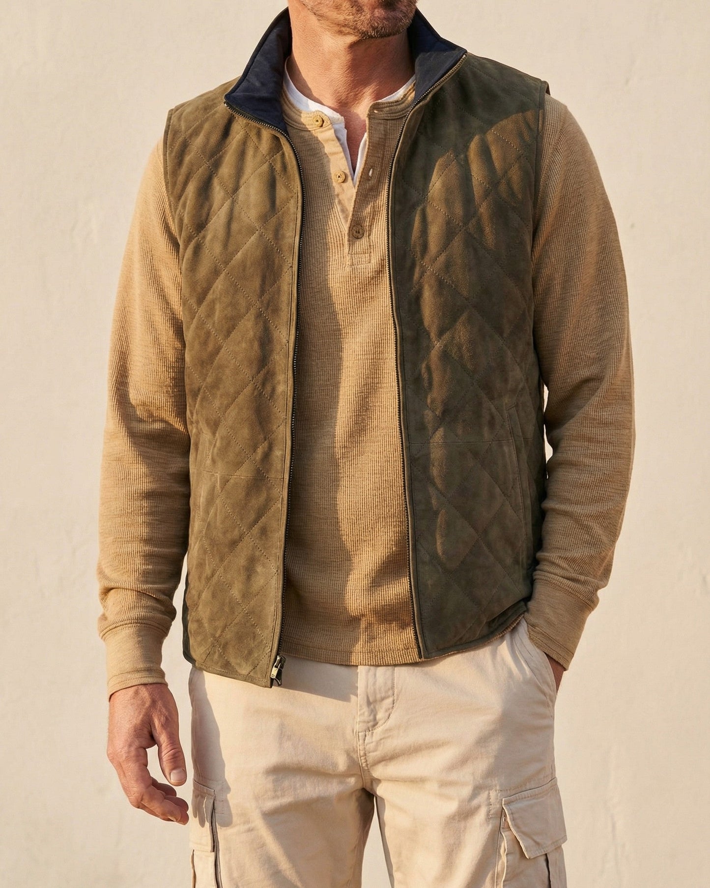 Men's Bomber Weatherproof Gilet | Full Zip