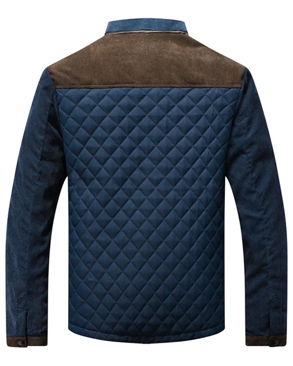 Men's Quilted Bomber | Stand Collar
