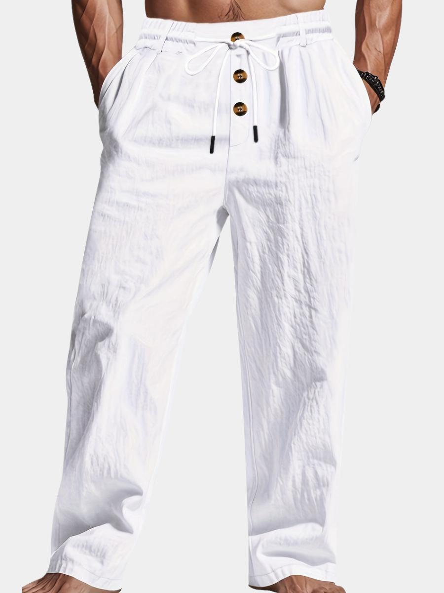 Men's Relaxed Beach Trousers | Drawstring