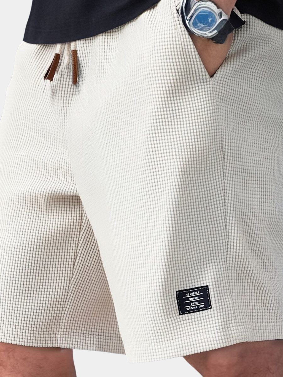 Men's Waffle Shorts | Drawstring Waist