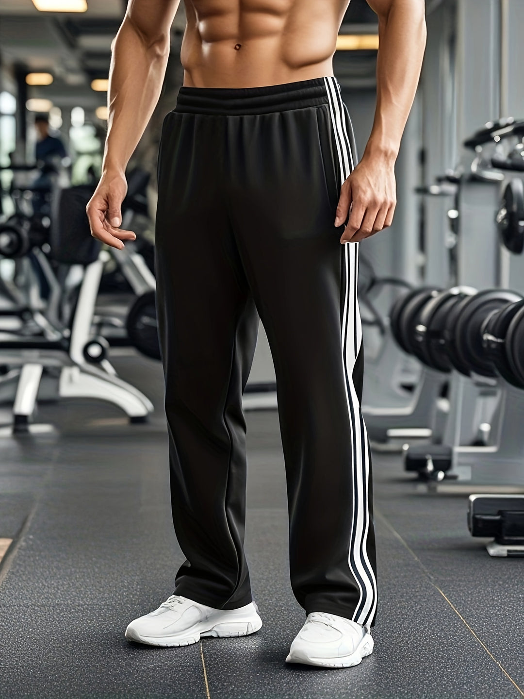 Men's Work Trousers | Side Stripe