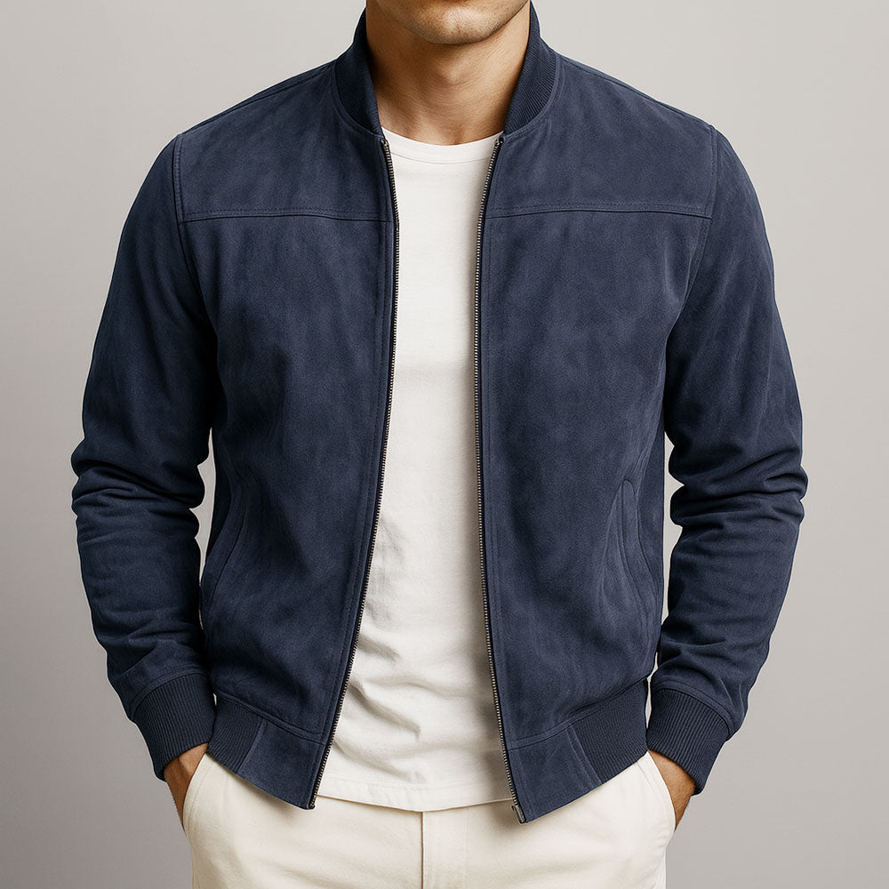 Men's Bomber Jacket | Ribbed Cuffs