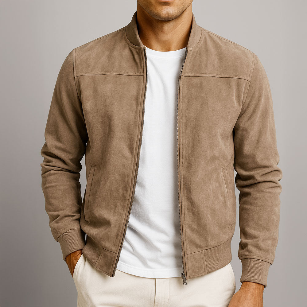 Men's Bomber Jacket | Ribbed Cuffs