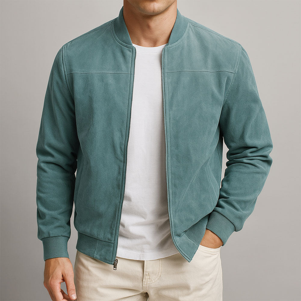 Men's Bomber Jacket | Ribbed Cuffs