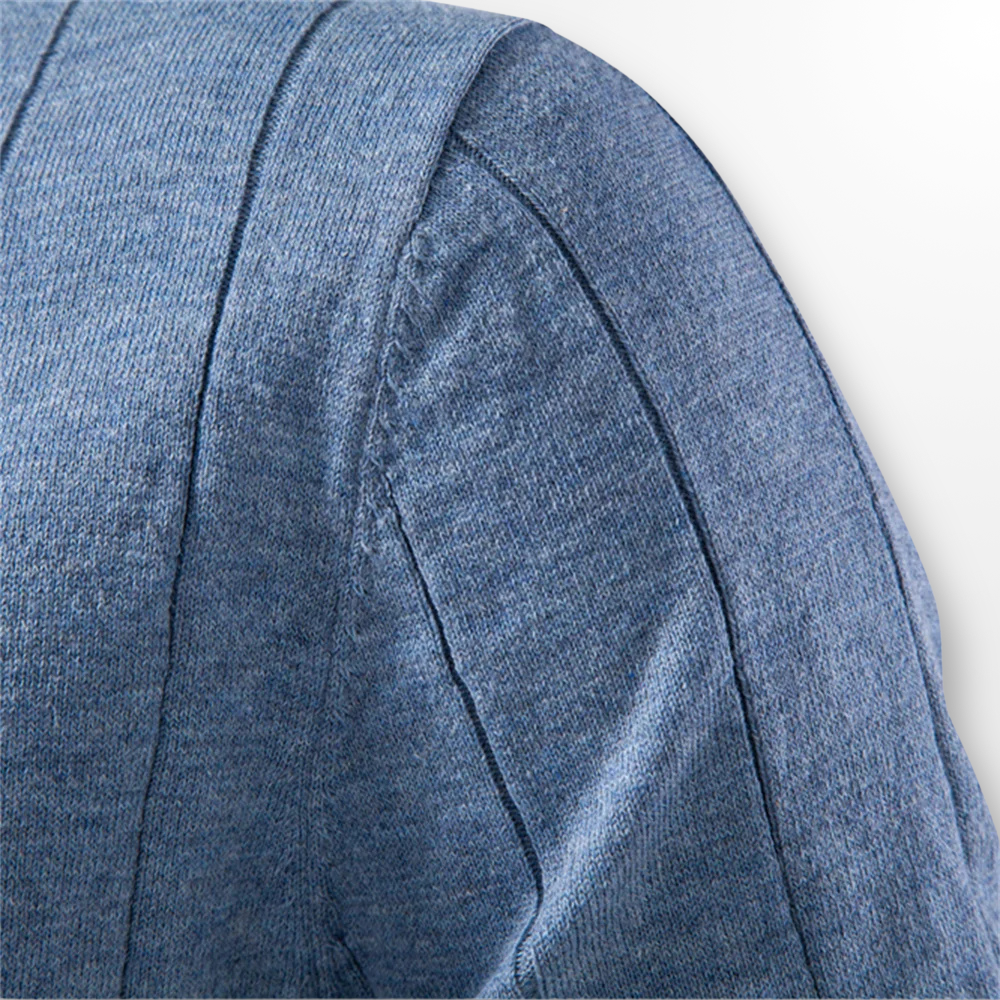 Men's Ribbed Knit T- T-Shirt | Short Sleeve