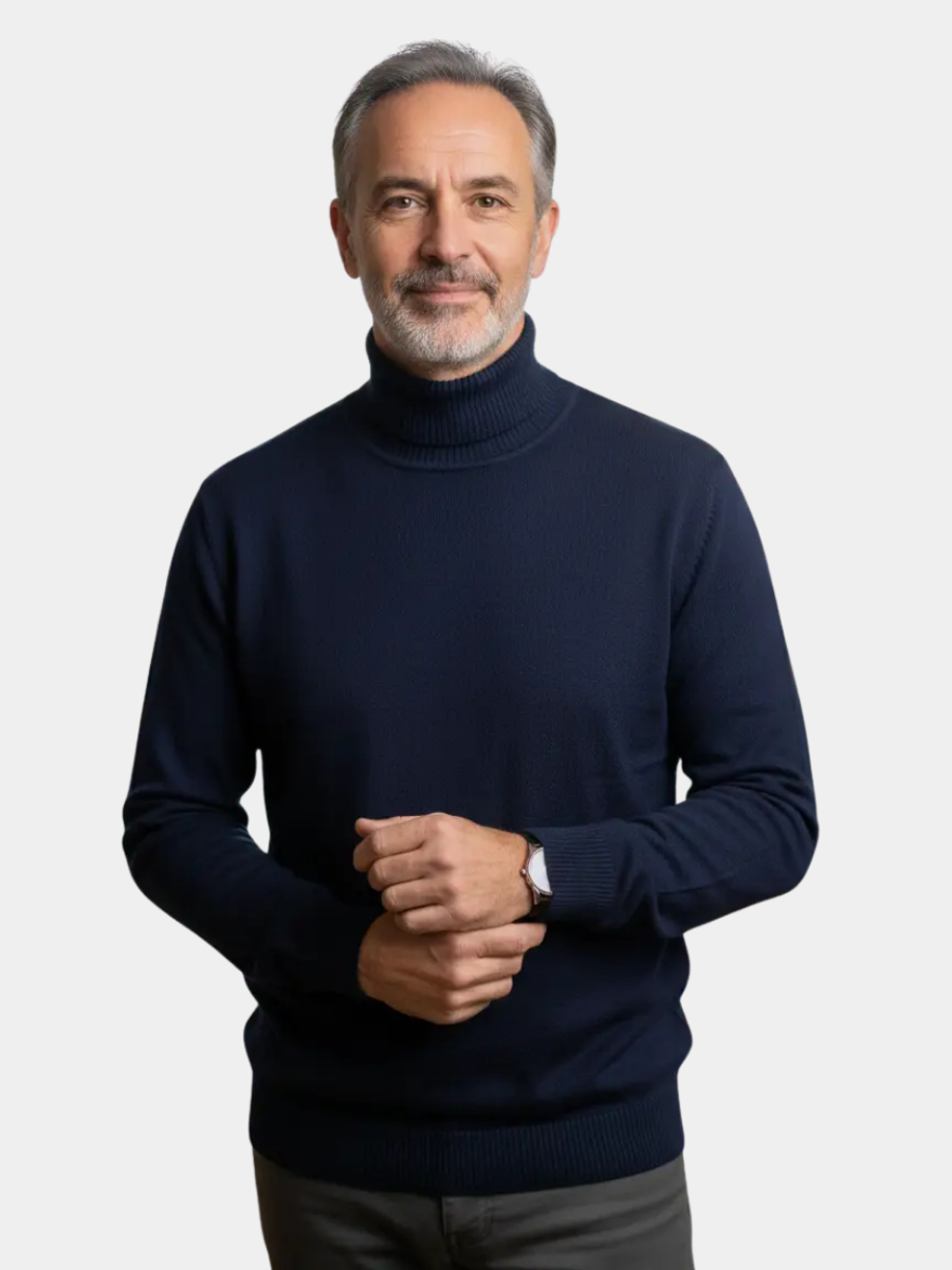 Men's Cable Knit Jumper | Crew Neck