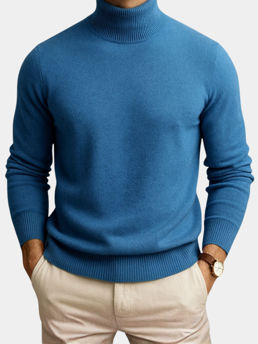 Men's Knitted Jumper | Turtle Neck