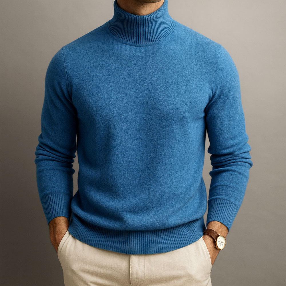 Men's Knitted Jumper | Turtle Neck