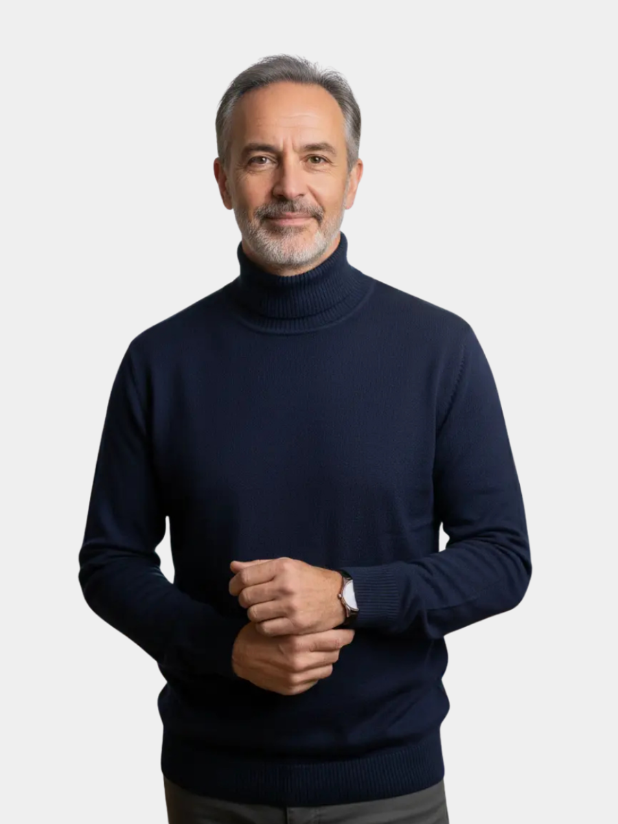 Men's Turtleneck Jumper | Long Sleeve