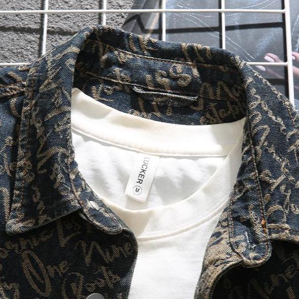 Men's Printed Overshirt | Long Sleeve