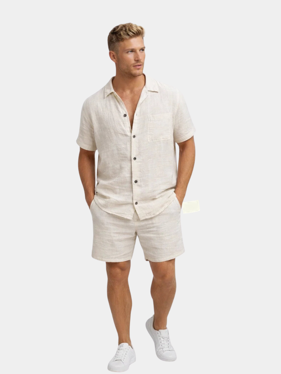 Men's Camp Collar Shirt | Short Sleeve