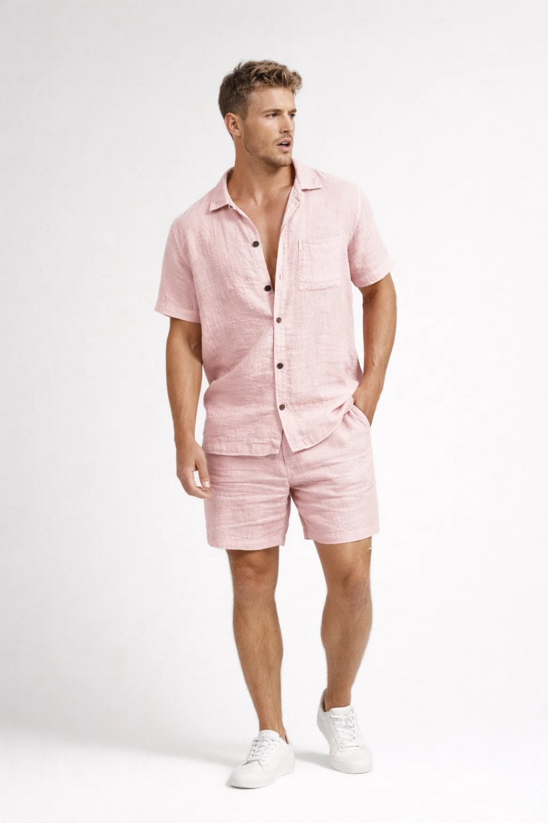 Men's Camp Collar Shirt | Short Sleeve