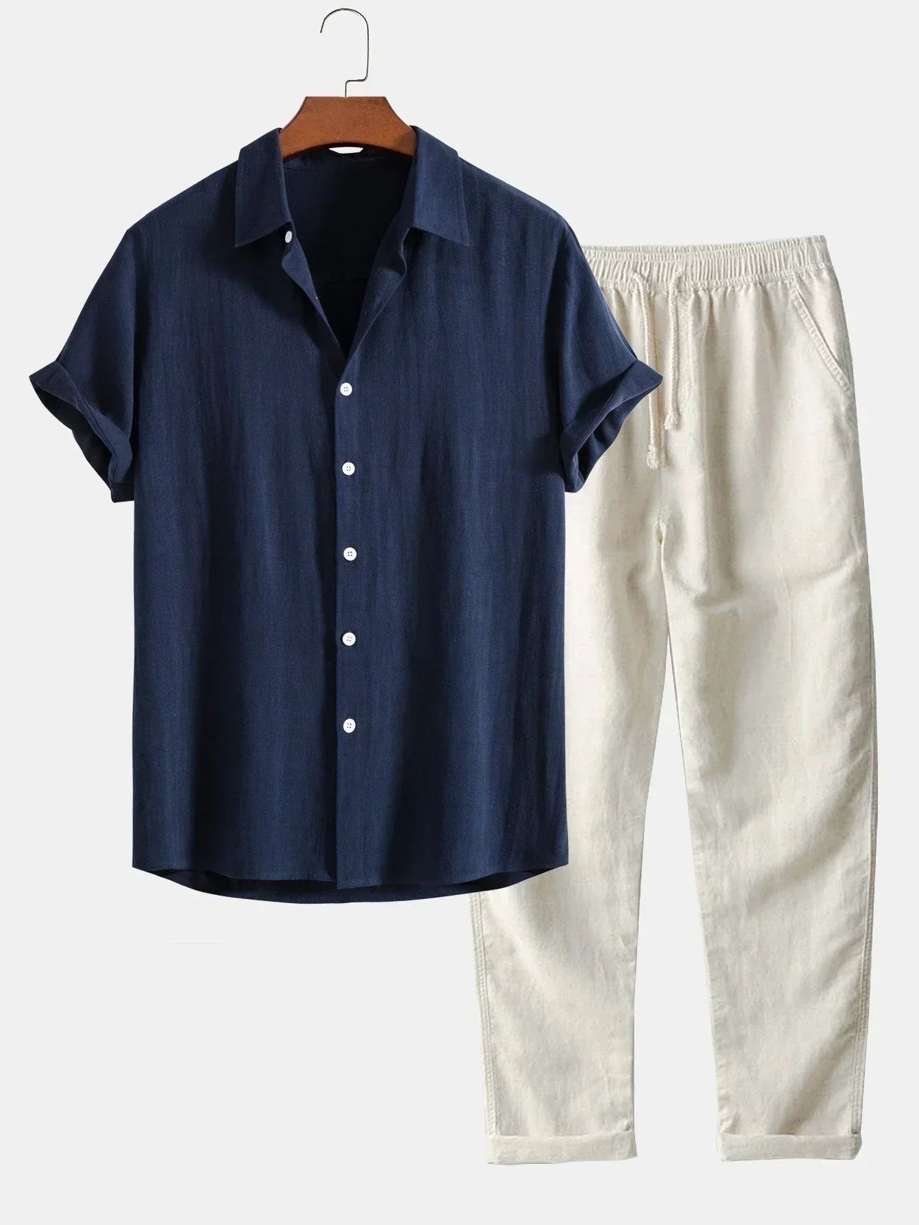 Men's Short Sleeve Shirt | Cuban Collar