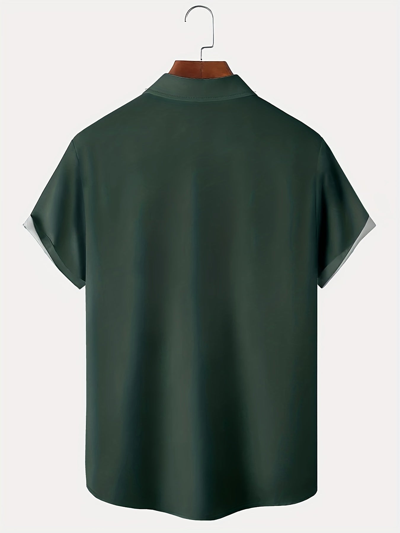 Men's Short Sleeve Bowling Shirt | Striped