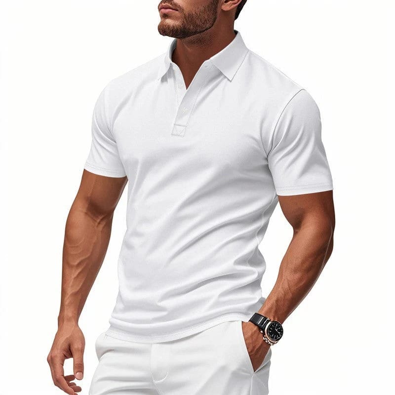 Men's Collar Polo Shirt | Buttons
