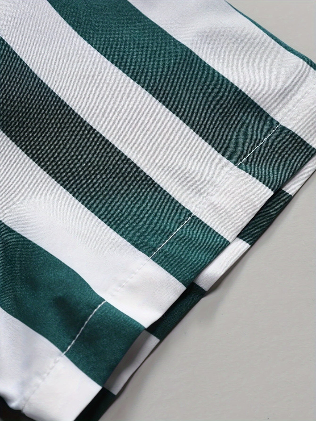 Men's Vertical Striped Shirt | Short Sleeve