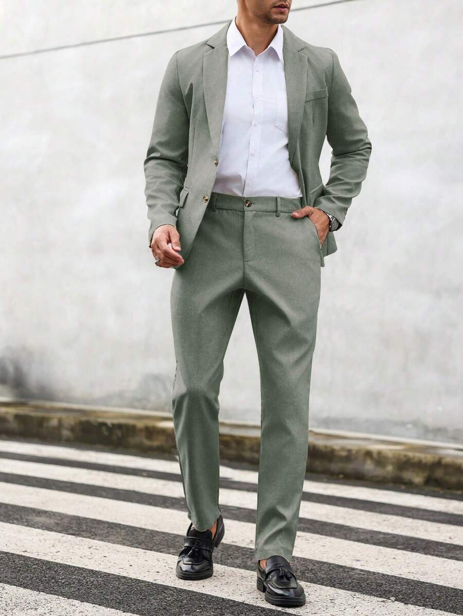 Men's Slim Fit Two Piece Suit | Notch Lapel
